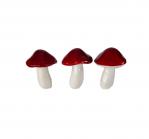 FUNGHI ARTIFICIALI Ø 6 ALTEZZA 8 CM 12 PEZZI