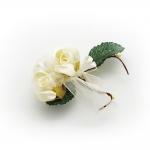 PICK ROSA IN RASO Ø 6 CM 10 PEZZI