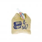 SACCHETTO IN COTONE LINEA MARE TESORO 8X8 CM 10 PEZZI