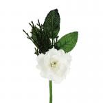 PICK CON ROSA IN POLIFOAM LUNGHEZZA 16 CM 10 PEZZI