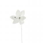FIORE IN POLIFOAM CON STRASS Ø 6 CM 24 PEZZI