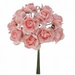 ROSA IN CARTA Ø 2,5 CM 48 PEZZI