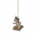 DECORAZIONE UNICORNO Ø 5 CM 10 PEZZI