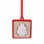 DECORAZIONE QUADRATA GUFO 3,5 X 3,5 CM 10 PEZZI