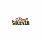 SCRITTA BUON NATALE CAPPELLO LARGHEZZA 6 CM ALTEZZA 2,5 CM 12 PEZZI