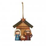 DECORAZIONE PRESEPE GRANDE ALTEZZA 10 CM LARGHEZZA 8 CM 6 PEZZI