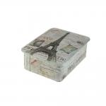 SCATOLA IN METALLO "PARIS" 12X15X5 1 PEZZO