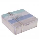SCATOLA IN LEGNO DIPINTO 16X16X5 CM 1 PEZZO