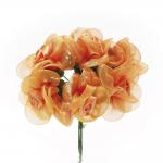 ROSA IN RASO E ORGANZA Ø 5 CM 36 PEZZI