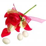 PICK ROSE IN ORGANZA LUNGHEZZA 20 CM 6 PEZZI