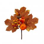 PICK AUTUNNO BACCHE E MELAGRANA LUNGHEZZA 18 CM 4 PEZZI