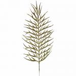 FOGLIA GLITTER LUNGHEZZA 40 CM 6 PEZZI
