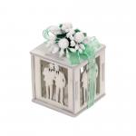 BOMBONIERA SCATOLA UNIONE CIVILE 6X6X6 CM 6 PEZZI 