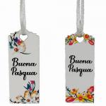 CARTELLINI BUONA PASQUA ASSORTITI LUNGHEZZA 7X3 CM 10 PEZZI