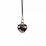DECORAZIONE DA APPENDERE CUORE CROMATO Ø 1,5 CM 10 PEZZI