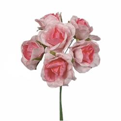 ROSA IN CARTA Ø 3 CM 24 PEZZI