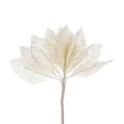 FOGLIE ARTIFICIALI IN ORGANZA Ø 5 CM 72 PEZZI