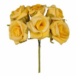 ROSA ARTIFICIALE IN POLIFOAM Ø 2,5 CM 72 PEZZI