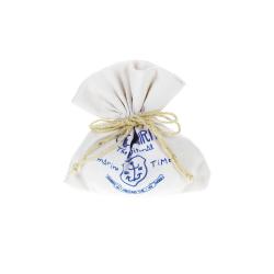 SACCHETTO IN COTONE CON TIRANTE LINEA MARE "OCEAN SPIRIT" 14X13 CM 10 PEZZI