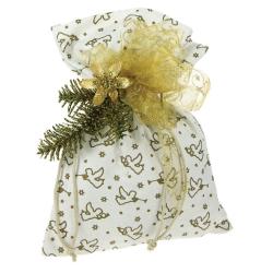 SACCO IN COTONE "ANGELI" 20X30 CM 10 PEZZI