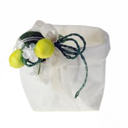 SACCHETTO IN CARTA TESSUTO IDROREPELLENTE 2 PEZZI 14X12 CM