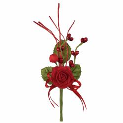 PICK ROSA IN POLIFOAM LUNGHEZZA 12 CM 10 PEZZI