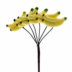 BANANA ARTIFICIALE Ø 3 CM 12 PEZZI