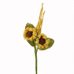 PICK GIRASOLE IN CARTA LUNGHEZZA 10 CM 10 PEZZI
