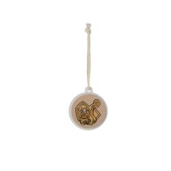 DECORAZIONE TONDO CRESIMA Ø 3,5 CM 10 PEZZI