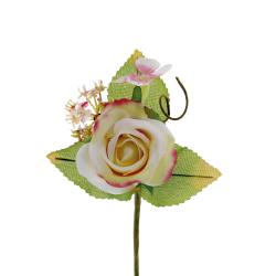 PICK ROSA IN TESSUTO LUNGHEZZA 12 CM 10 PEZZI