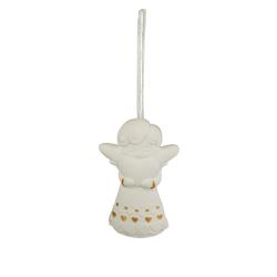 ANGELO GRANDE CUORE LARGHEZZA 6,5 CM ALTEZZA 10 CM 24 PEZZI