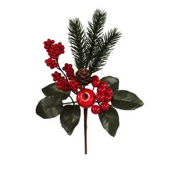 PICK MELA BACCHE E PIGNA GRANDE LUNGHEZZA 27 CM 4 PEZZI