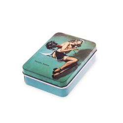 SCATOLA IN METALLO "MARYLIN" 6X8X2 CM 1 PEZZO
