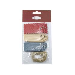 CARTELLINI ASSORTITI Ø 3,5 CM 15 PZ