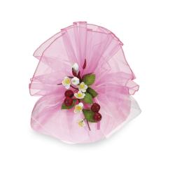TONDO IN ORGANZA BORDATA Ø 100 CM 5 PEZZI