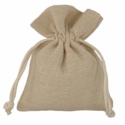 SACCHETTO IN COTONE CON TIRANTE 10X14 CM 10 PEZZI