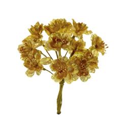 FIORE IN TESSUTO ANNIVERSARIO Ø 3 CM 72 PEZZI