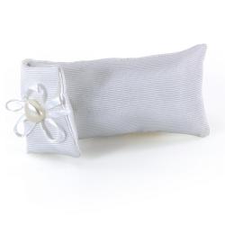 SACCHETTO A POCHETTE IN TESSUTO CON DECORAZIONE A CUORE 5X11 CM 10 PEZZI