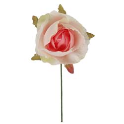 ROSA IN TESSUTO Ø 8 CM 10 PEZZI