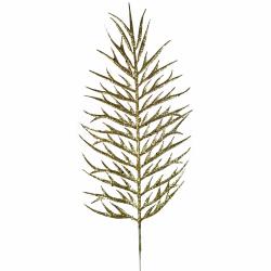 FOGLIA GLITTER LUNGHEZZA 40 CM 6 PEZZI