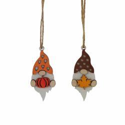 DECO AUTUNNO GNOMI ASST. ALTEZZA 7 CM 10 PEZZI