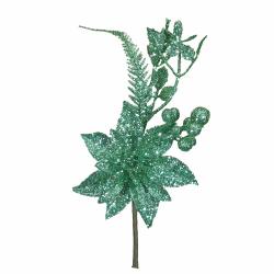 PICK NATALIZIO CON STELLA DI NATALE LUNGHEZZA 22 CM 6 PEZZI