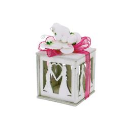 BOMBONIERA SCATOLA UNIONE CIVILE 6X6X6 CM 6 PEZZI 