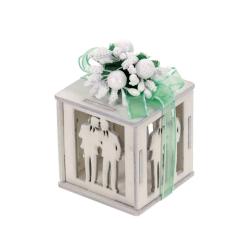 BOMBONIERA SCATOLA UNIONE CIVILE 6X6X6 CM 6 PEZZI 