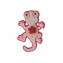 DECORAZIONE GECO IN FELTRO Ø 5 CM 10 PEZZI