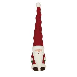 DECORAZIONE BABBO NATALE IN CERAMICA ALTEZZA 12 CM 12 PEZZI