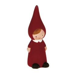 DECORAZIONE MAMMA NATALE IN CERAMICA ALTEZZA 8 CM 12 PEZZI