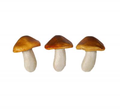 FUNGHI ARTIFICIALI Ø 6 ALTEZZA 8 CM 12 PEZZI