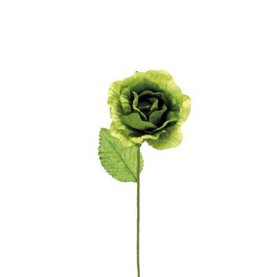 ROSA IN CARTA CON STELO Ø 7 CM LUNGHEZZA 24 CM 8 PEZZI
