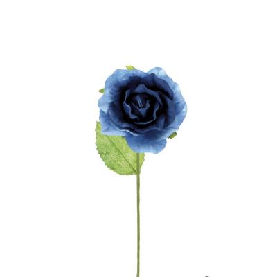 ROSA IN CARTA CON STELO Ø 7 CM LUNGHEZZA 24 CM 8 PEZZI